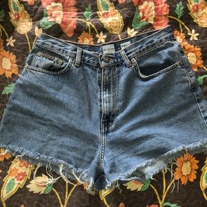 calvin klein cut off shorts !